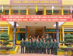 Cựu chiến binh Sư đoàn 3 - khu vực tỉnh Nghệ An về thăm đơn vị